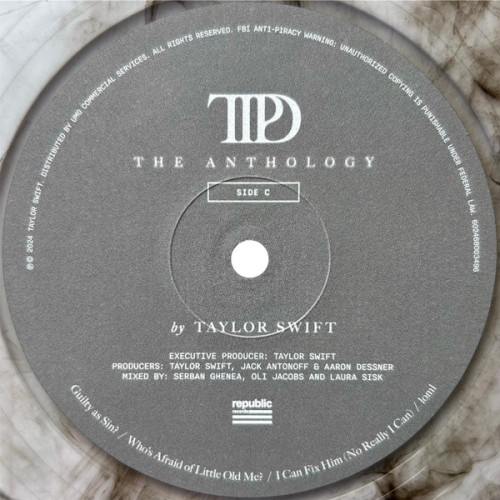 Виниловая пластинка Taylor Swift - The Tortured Poets Department: The Anthology (Marbled Translucent Vinyl 4LP)