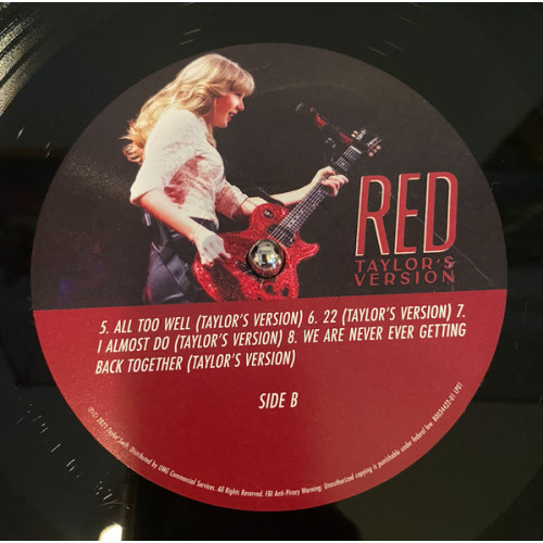 Виниловая пластинка Taylor Swift – Red (Taylor’s Version) (4LP)