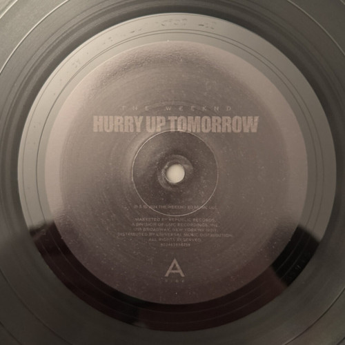 Виниловая пластинка The Weeknd - Hurry Up Tomorrow (Black Vinyl LP)