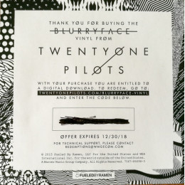 Twenty One Pilots BLURRYFACE 180 Gram