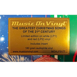 Various Artists / Greatest Christmas Songs of 21st Century (Songs of 21st Century//White (Lp1) & Red (Lp2) Vinyl) (2LP)