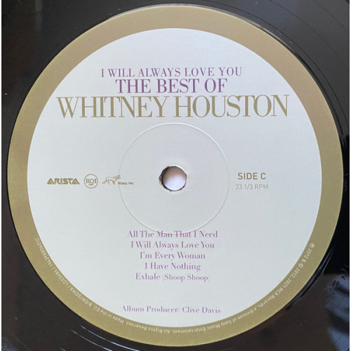Виниловая пластинка Whitney Houston - I Will Always Love You: The Best Of Whitney Houston (2LP)