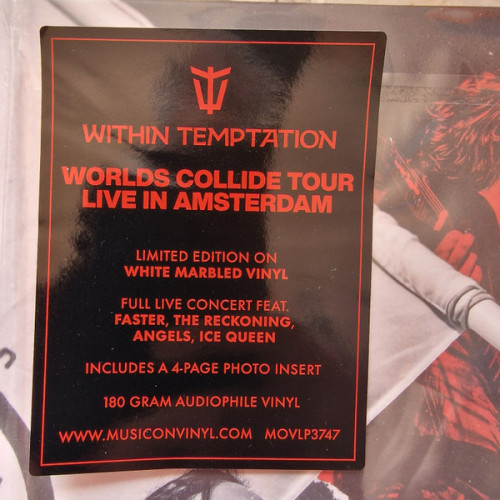 Виниловая пластинка Within Temptation - Worlds Collide Tour (180 Gram, Limited White Marbled Vinyl 2LP)