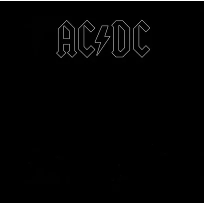  AC/DC / Back in black - black & white swirl (1LP)